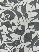 Cool For Cats 948 Charcoal Covington Fabric